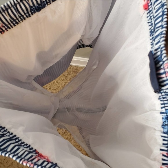 Rainforest flamingo swim trunks men's size M fun swim shorts pockets - Picture 9 of 10